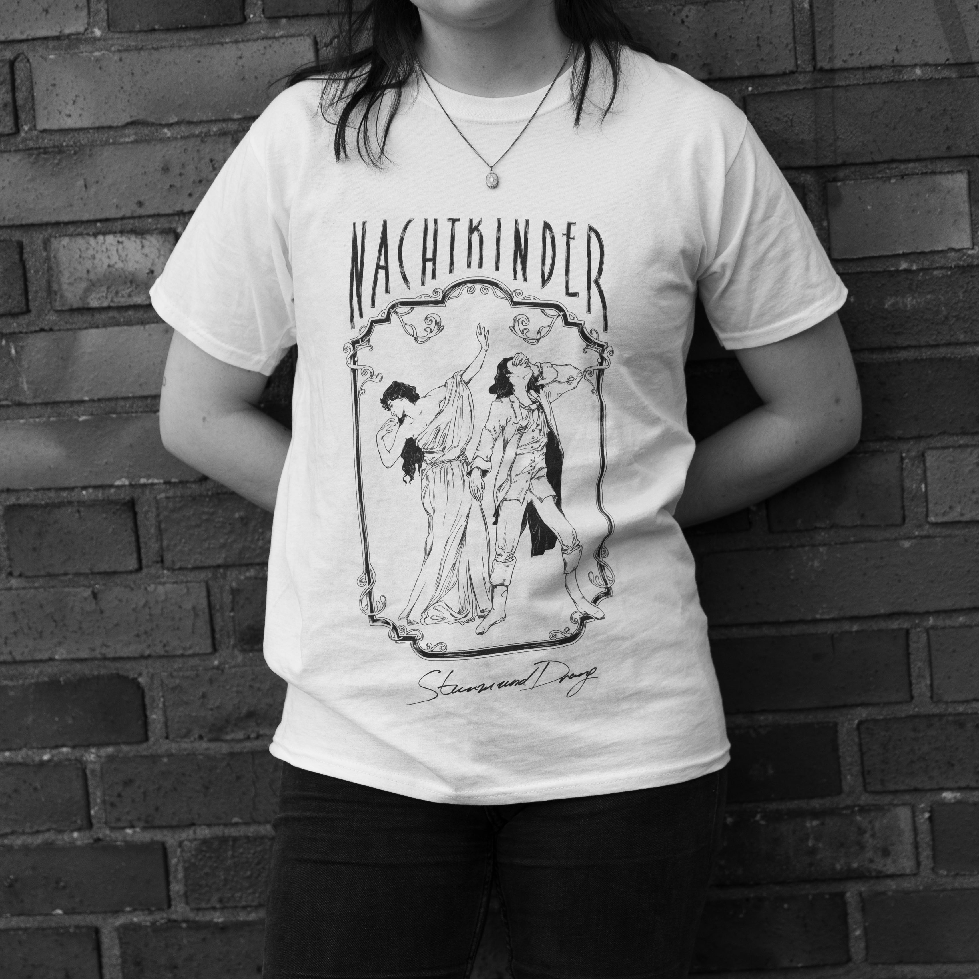 Nachtkinder Shirt weiß
