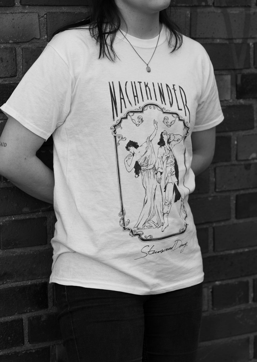 Nachtkinder Shirt weiß